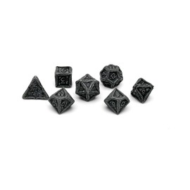 Norse Foundry Pirate Dice Shipwreck Treasures - 7-Piece RPG Alloy Dice Set - Intricate Octopus Tentacle Design - Durable Zinc Alloy Construction - Treasure Chest Tin Included - Ideal for D&D and RPG