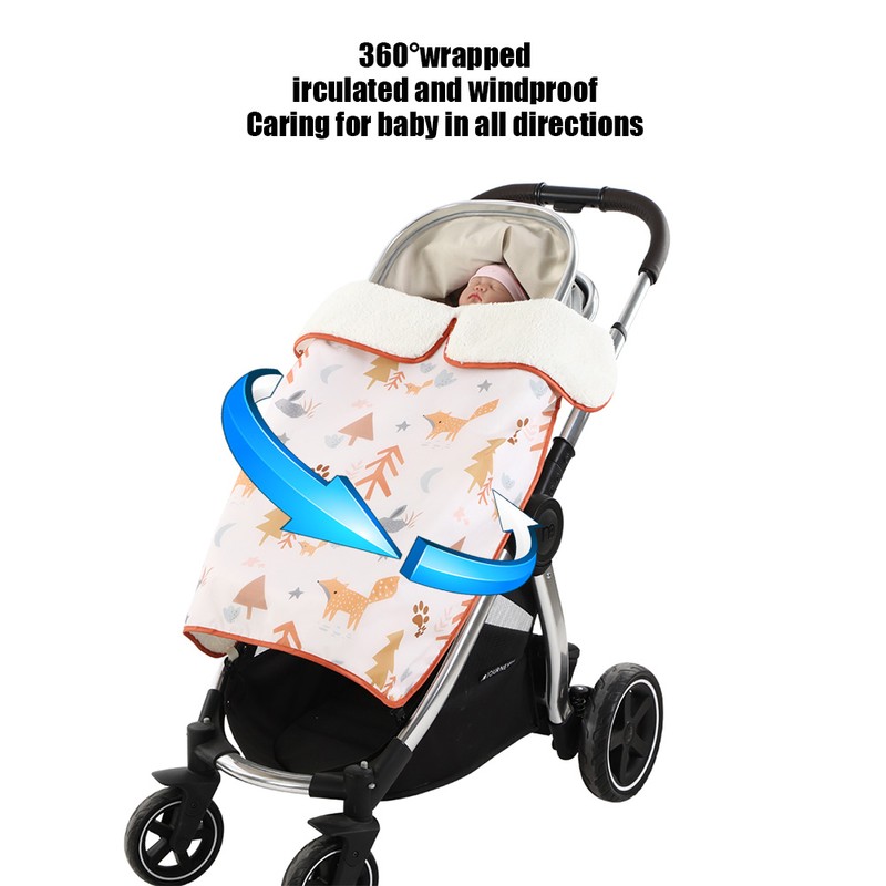 Baby Windproof Stroller Blankets Multifunctional Infant Pram Stroller Cover for
