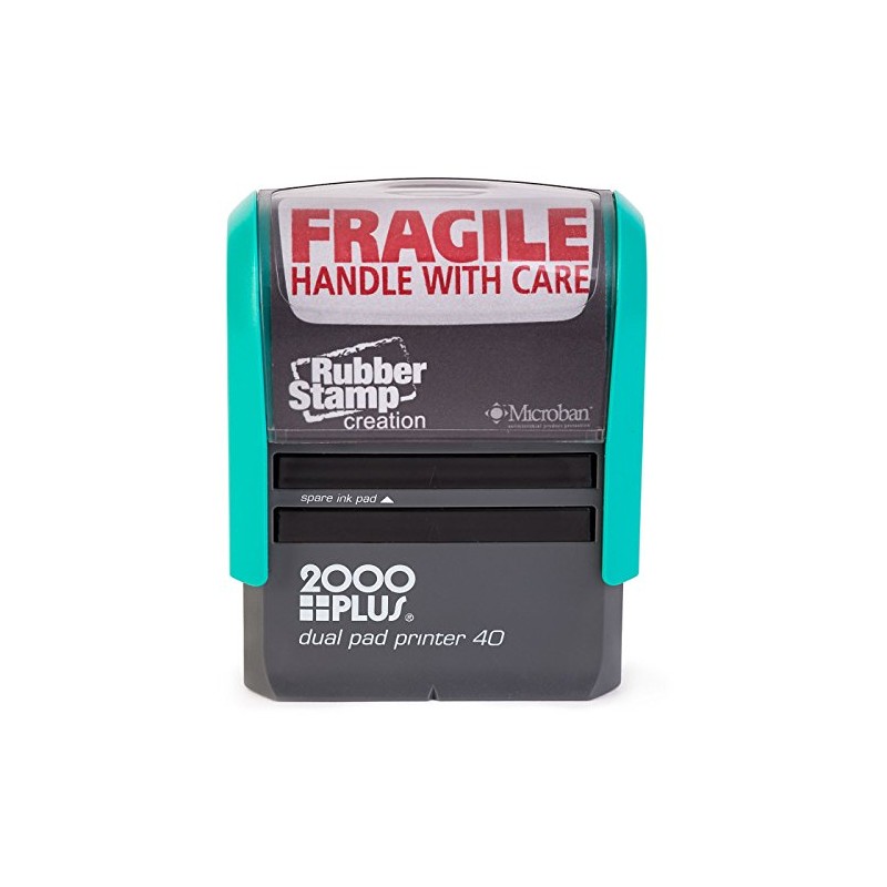 Fragile Handle with Care Self Inking Stamp, Printer 40 w/