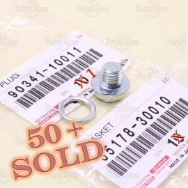 Toyota Genuine Toyota Lexus Transmission Pan Drain Plug & Gasket Set Tacoma GS460 IS F