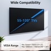 MOUNTUP Fixed TV Wall Mount for Most 55-120" TVs, Heavy