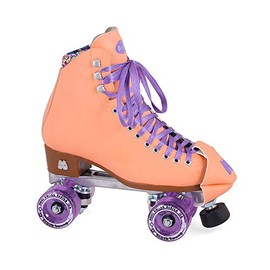 Moxi Skates - Beach Bunny - Fashionable Womens Roller Skates | Peach Blanket | Size 8