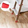 Pack of 4 Rubber Ladder Feet Mat, Ladder Non-Slip Feet