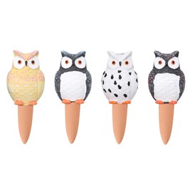 Chonsun Self Plant Watering Globes 4PCS Terracotta Watering Spikes Plant Watering Devices Self Watering Planter Insert Owl Decor