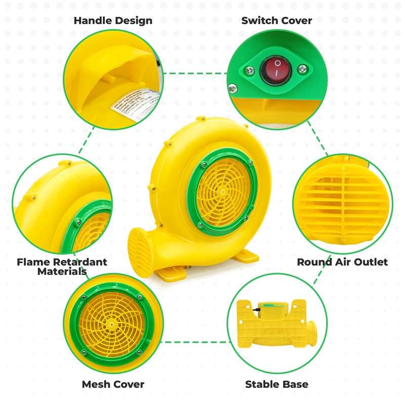 GOFAFALO Bounce House Blower Air Blower for Bounce House Water