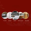 6Pcs Cabinet Knob Rose Flower Shape Delicate Ceramic Knob for