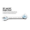 Capri Tools 7/16 in. Angle Open End Wrench, 30° and