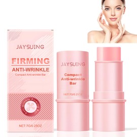 Tabriyot 2PCS Compact Anti Wrinkle Bar, Anti Wrinkle Moisturizing Multi Balm Stick, Multifunctional Hydrating Serum Stick for Face,Hands,Feet,Forehead,Under Eyes & Neck