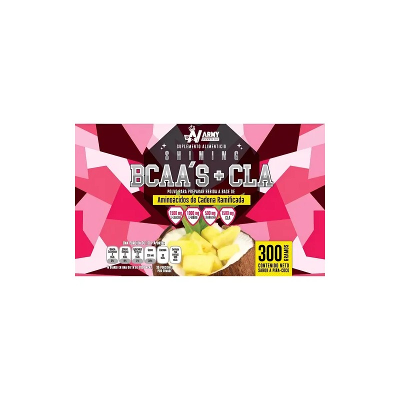Shining Aminoácidos Bcaas Cla Ratio 30 Serv Piña-coco Sfn