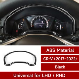 BRMYL Dashboard Instrument Panel for 2017-2022 Honda CR-V LX EX EX-L Touring Accessories CRV ABS Carbon Fiber Interior Stickers