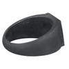 Kuzzoi Signet Ring Men's Ring Oxidised Band Ring Solid (11