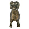 Creative Co-Op Antique Cast Aluminum Dachshund Accent Decor, Brass