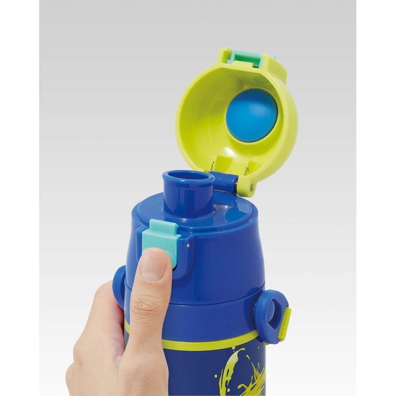 Skater SDC4-A Water Bottle, 16.5 fl oz (470 ml), Splatoon