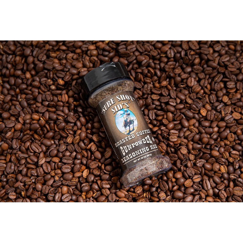 Sure Shot Sid’s Roasted Coffee Gunpowder Seasoning - Famous BBQ