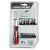 Black + Decker BDHT0 – 62130 Ratchet Screwdriver with Inserts