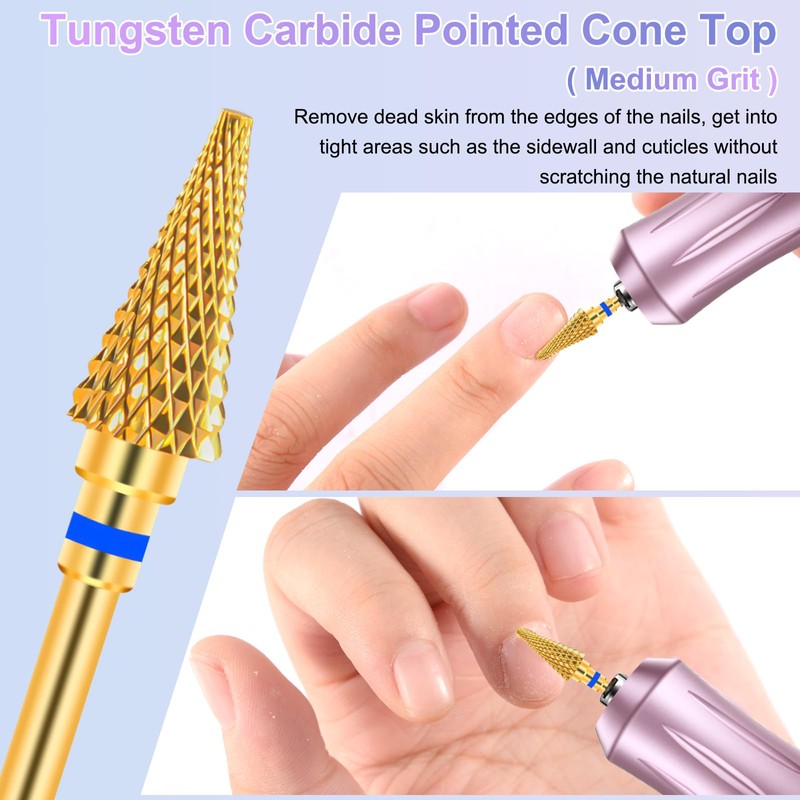 CGBE Pack of 2 Nail Cutter Attachments, Tungsten Carbide Carbide