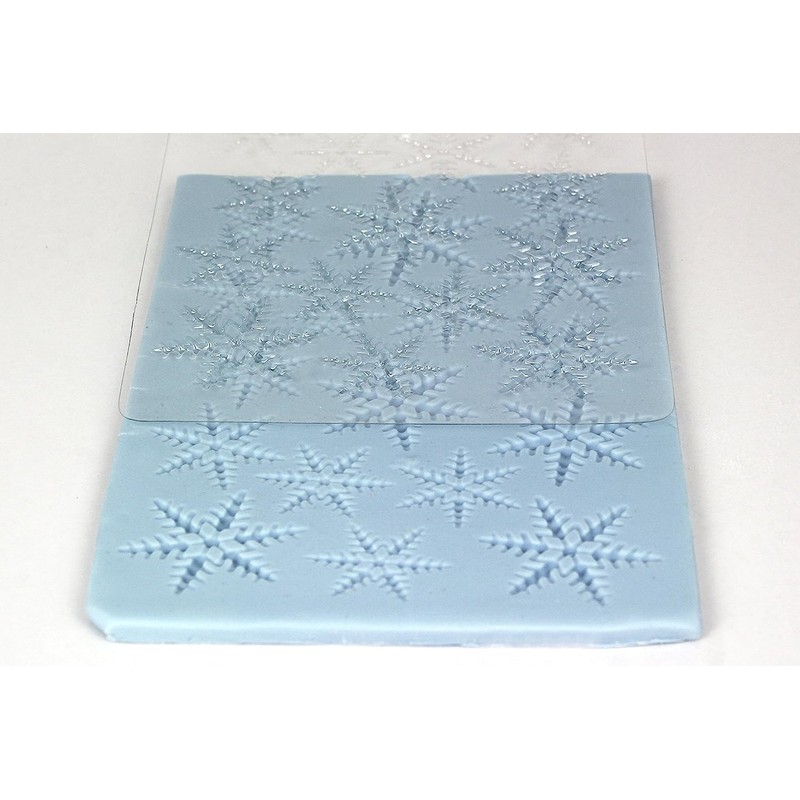PME IM196 Snowflake Design Impression Mat, 15x0.1x30.5 cm