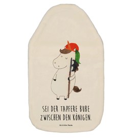 Mr. & Mrs. Panda Hot Water Bottle Unicorn Bube - Gift, Hot Water Bottle with Cover, Unicorn, Hot Water Bottle Cover, Children's Hot Water Bottle, Unicorn, Grain Cushion, Heat Cushion, Medieval Unicorn Decoration