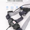 Headlamps for XHP160 LED Bulb Type C Charging Telescopic Zoom