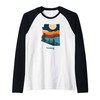 Yuma Arizona Desert Style Boho AZ Landscape Raglan Baseball Tee