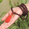Meditation (Japa) Rosewood Beads Mala with 108 + 1 Beads