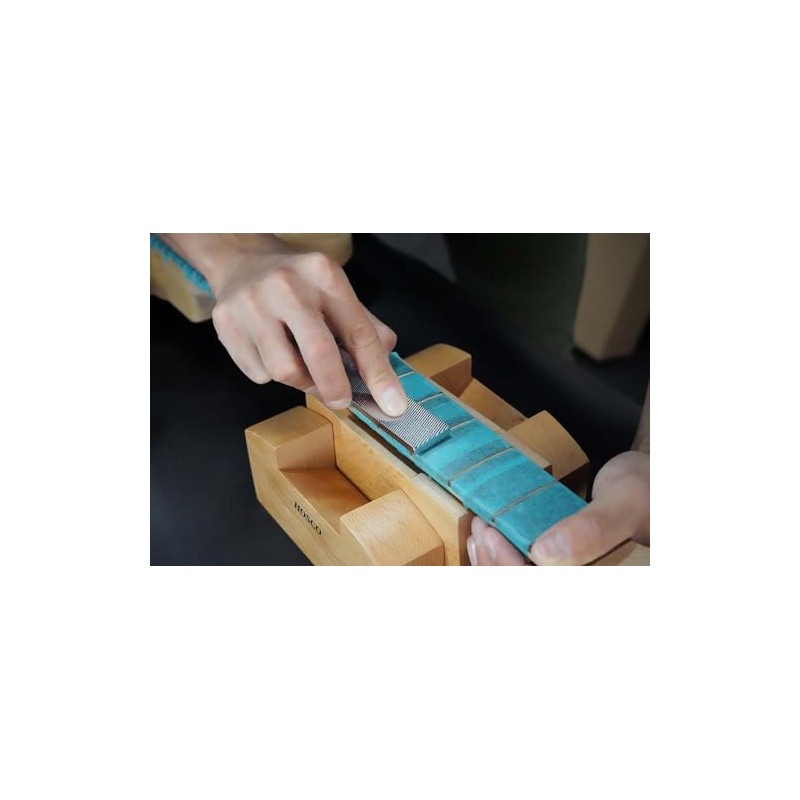 HOSCO TL-FL160SHC Fret Leveling File, Compatible with Stainless Frets