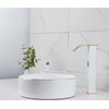 Touchless Bathroom Vessel Faucet Electronic Sensor Automatic Waterfall White Gold