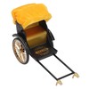 Retro Rickshaw Model Exquisite Details Nostalgic Alloy Simulation Rickshaw Toy