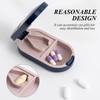 2 Piece Pill Cutter, Portable Pill Box, Pill Dispenser, Suitable