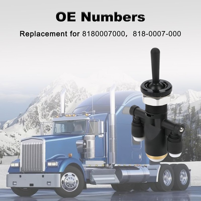 Air Window Toggle Valve Switch 1/4 Replacement for 8180007000 818-0007-000