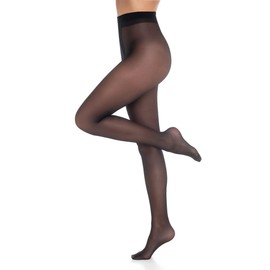 Veluk Sheer Tights For Women 40 Denier Without Shorts, Matte Surface, Flat Seams, Comfortable Belt and Cotton Gusset