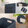 OIAHOMY Laundry Hamper, Laundry Basket，Rectangle Cotton Large Blanket Storage Basket