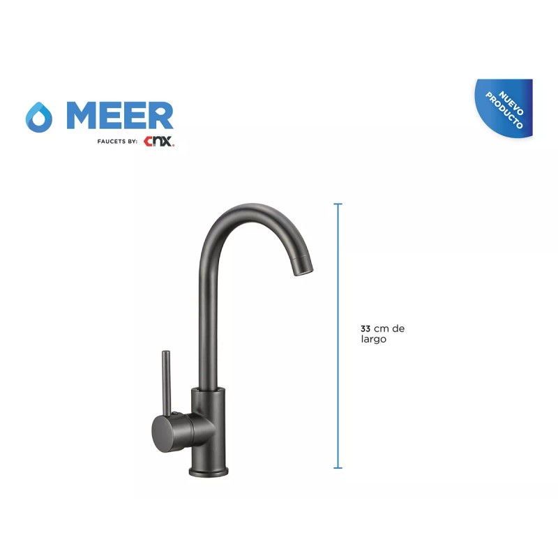 Meer Faucets By Cnx Kit Completo De Tarja Con Escurridero