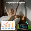 Seutgjie LED Digital Clock, Digital Desk Clock with RGB Light