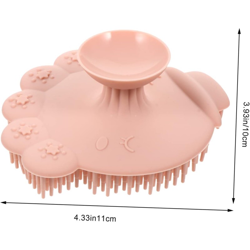 Champú de Silicona para de Bebé Cepillo de Baño Suave