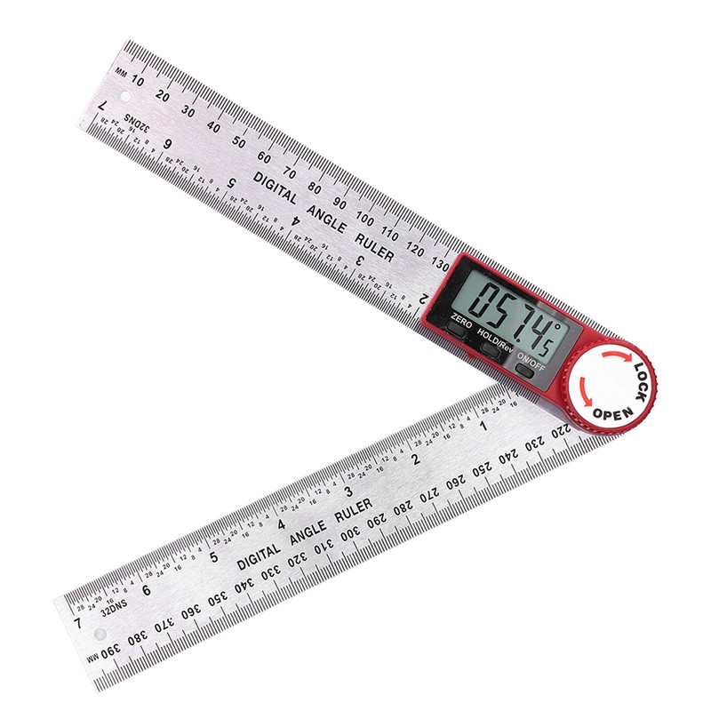 Angle Finder 360° Digital Display Durable Stainless Steel Portable Electronic