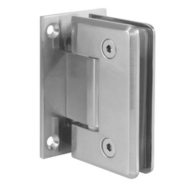 Amig - Model A Hinge for Shower Matte Nickel | High Quality 18/8 Stainless Steel for Glass Shower Doors | Adjustable 8-12 mm Glass Thickness, Zinc