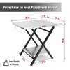 Feasto Outdoor Grill Table, Foldable Pizza Oven Stand & Griddle