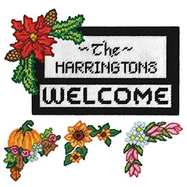 Design Works Crafts Seasonal Welcome Plastic Canvas Kit