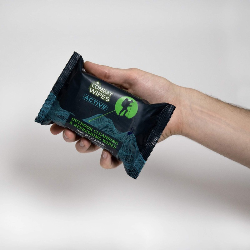 Combat Wipes ACTIVE Outdoor Wet Wipes - Extra Thick Camping