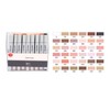 Marker Pen Double Head Skin Colors Transparent Set Painting Brush