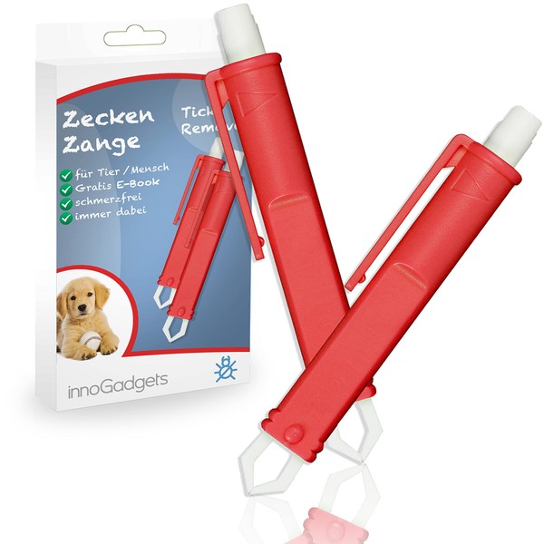 innoGadgets® Tick Tweezers [2X] | Remove Ticks in No Time