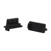 Jiozermi 20 Pcs Black Silicone USB A Female Anti Dust