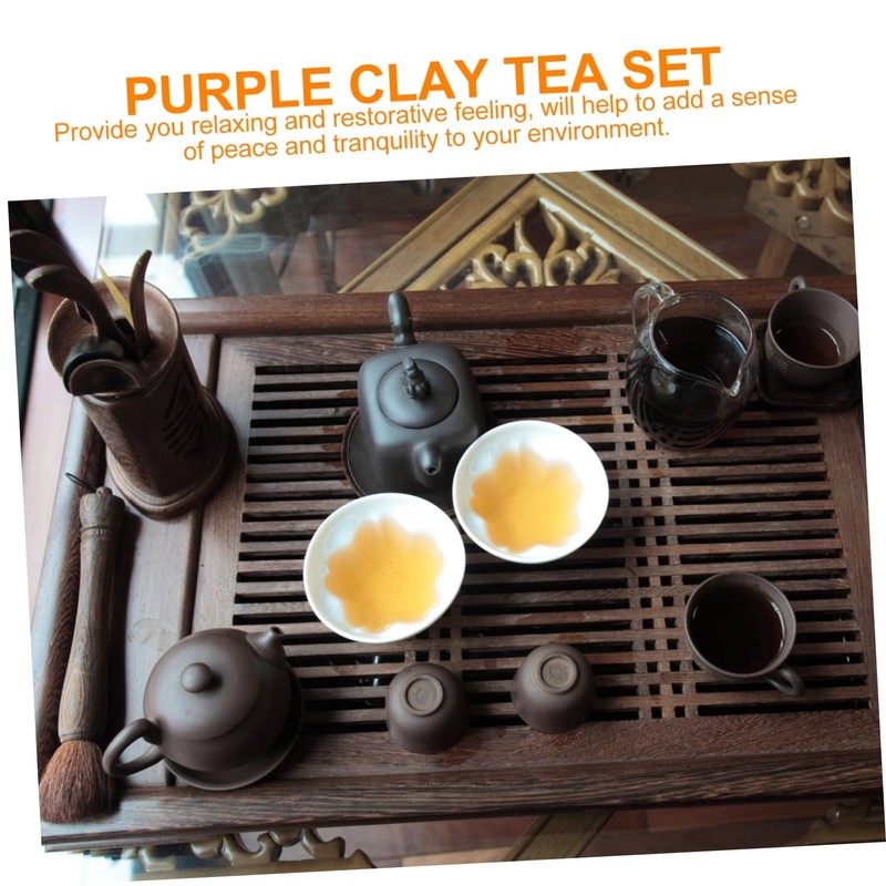 Alipis Vintage Style Bag Tea Set Complete Travel Teapot Set