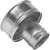 4 Inch Roofing Rain Cap - Galvanized Steel Round Roof