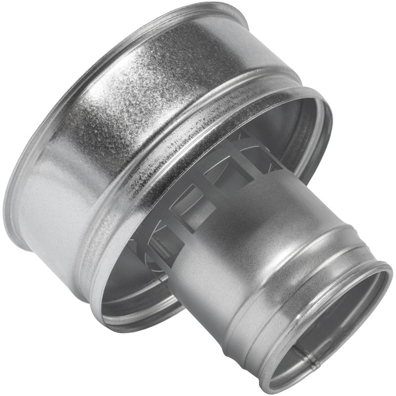4 Inch Roofing Rain Cap - Galvanized Steel Round Roof