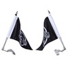 Trunk Lid Flagpole Mount Kit with Skull Flag L R