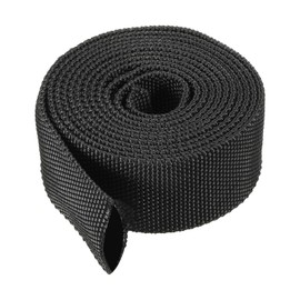 PATIKIL 0.8" Dia 6.5FT Nylon Protective Hose Sleeve, Cable Cover Sheath Protection for Welding Tig Torch Hydraulic Hose, Black
