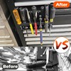 ULIBERMAGNET Magnetic Screwdriver Rack,Heavy Duty Magnetic Tool Holder,Pliers Organizer Rack