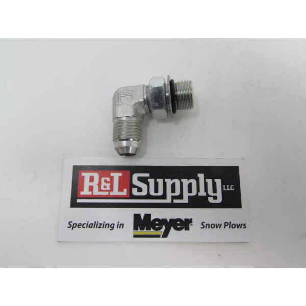 FISHER SNOW PLOW 90 DEGREE HYDRAULIC ELBOW 9/16" O-RING TO